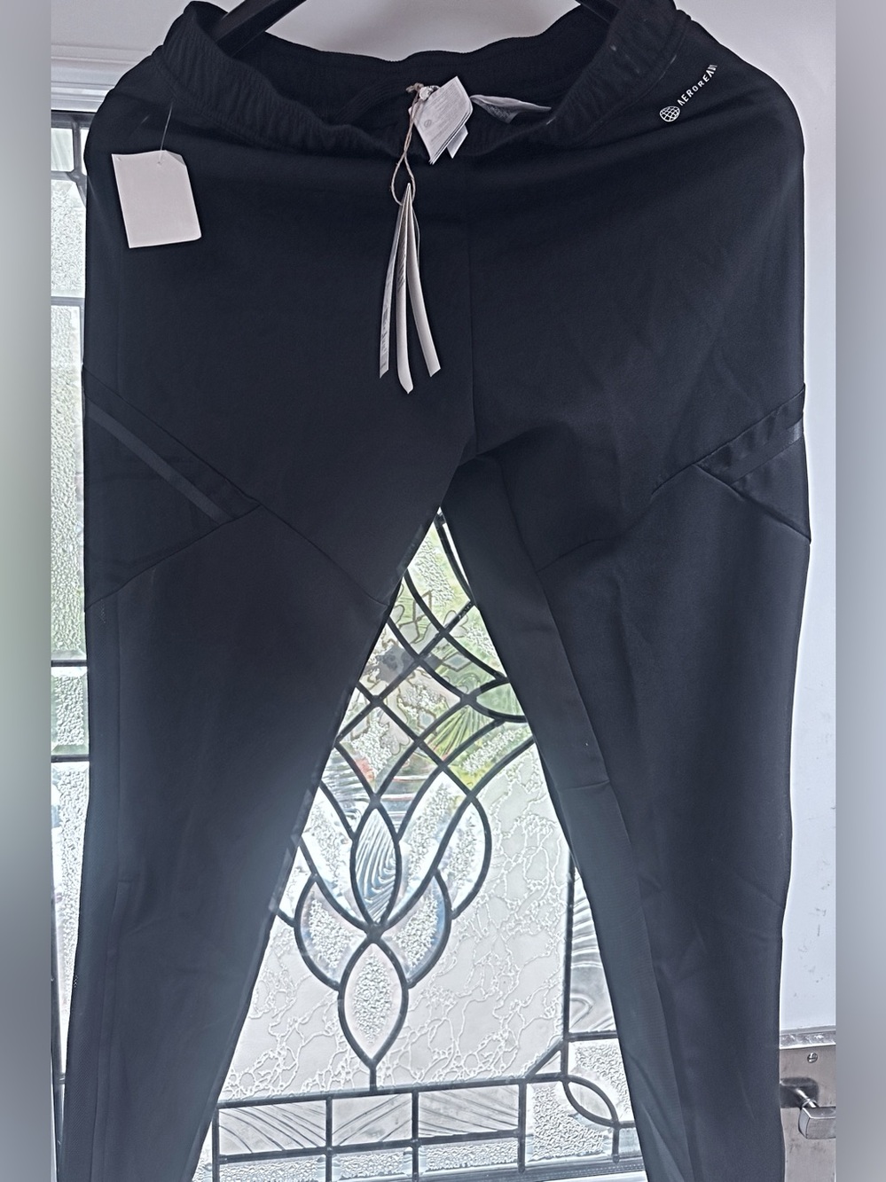 🆕 adidas Black Women's Track Joggers with Drawstring with net